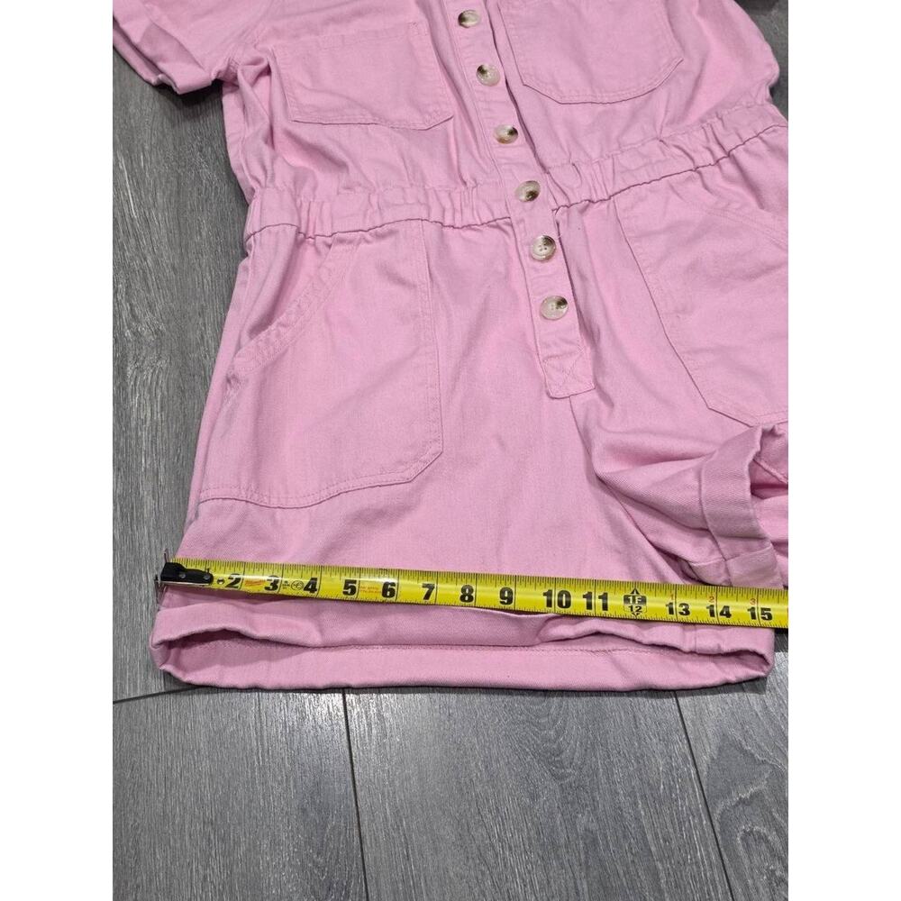 Show Me Your Mumu Y2K Preppy Cannon Romper in Pink denim XL A004666 - Picture 8 of 15